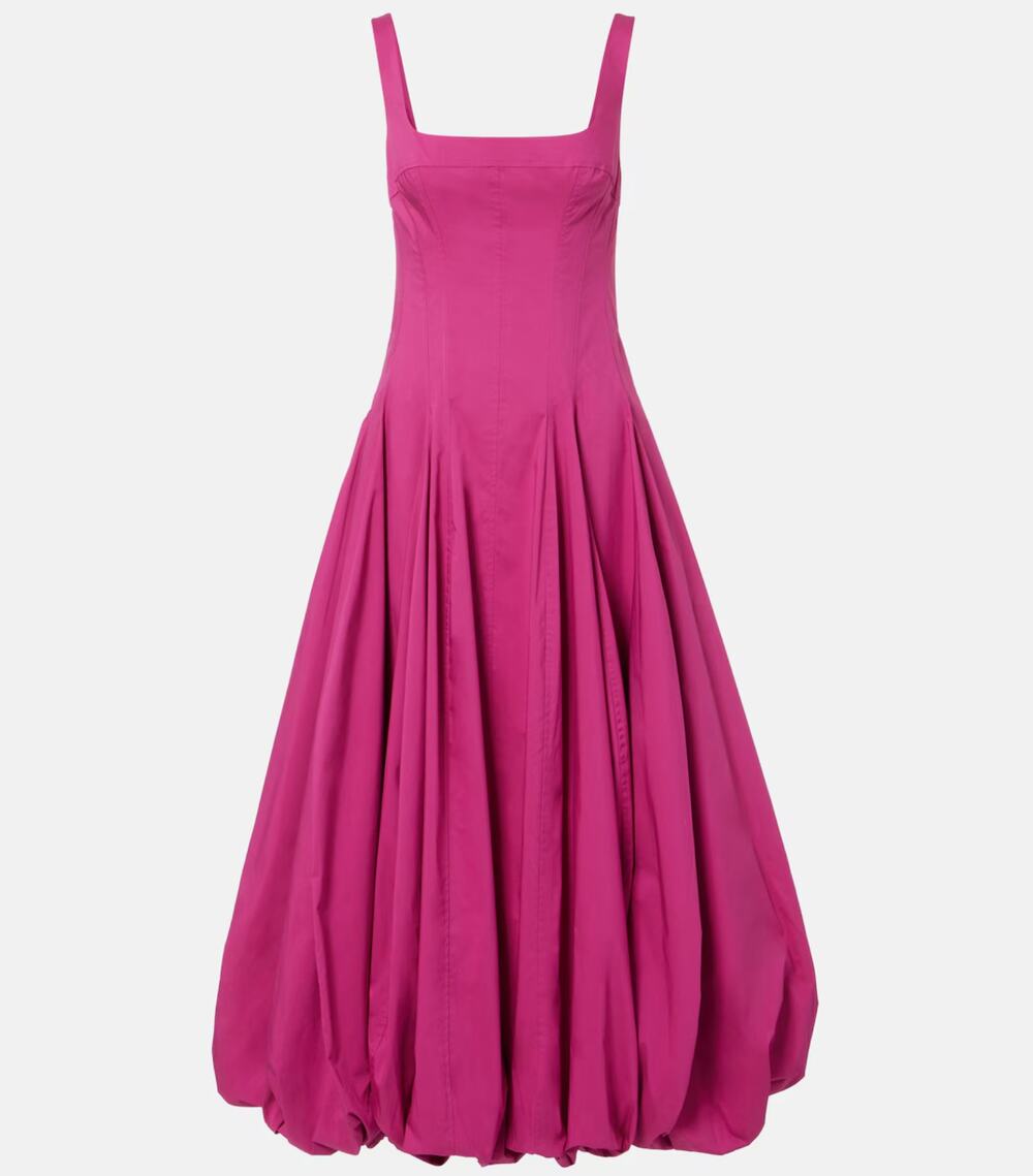 Simkhai HALLY COTTON BUBBLE MIDI DRESS